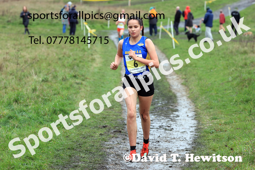 Girls Under-15s 2025 Start Fitness NEHL, Wrekenton, Gateshead, Sunday, November 23rd. Photo: David T. Hewitson/Sports for All Pics